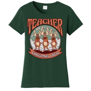 Teacher Christmas Crew Holiday Women's T-Shirt