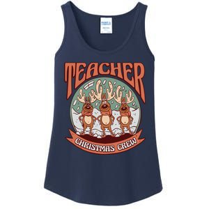 Teacher Christmas Crew Holiday Ladies Essential Tank