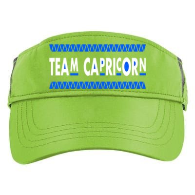 Team Capricorn Capricorn January December Birthday Cool Gift Adult Drive Performance Visor