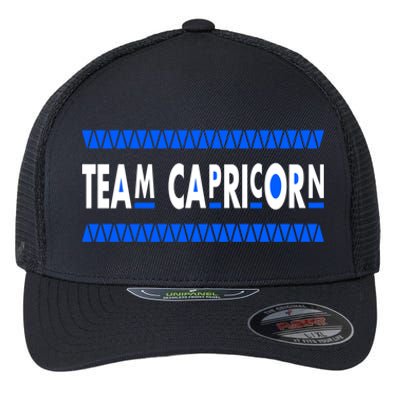 Team Capricorn Capricorn January December Birthday Cool Gift Flexfit Unipanel Trucker Cap