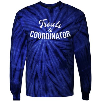 Treats Coordinator Dog Lover Tie-Dye Long Sleeve Shirt