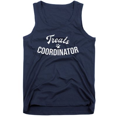 Treats Coordinator Dog Lover Tank Top