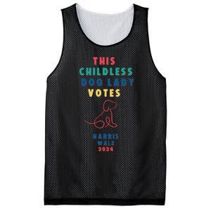 This Childless Dog Lady Votes Kamala Harris Walz Mesh Reversible Basketball Jersey Tank