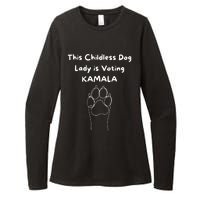 This Childless Dog Lady Is Voting Kamala Dog Lovers Womens CVC Long Sleeve Shirt