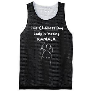 This Childless Dog Lady Is Voting Kamala Dog Lovers Mesh Reversible Basketball Jersey Tank