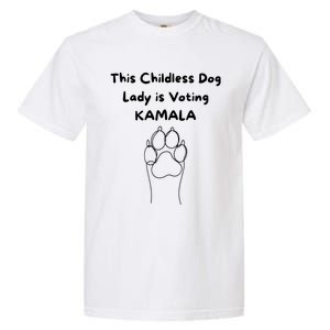 This Childless Dog Lady Is Voting Kamala Dog Lovers Garment-Dyed Heavyweight T-Shirt