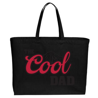 The Cool Dad Gift Fathers Day Gift Cotton Canvas Jumbo Tote