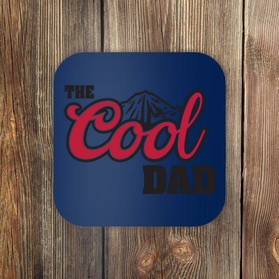 The Cool Dad Gift Fathers Day Gift Coaster