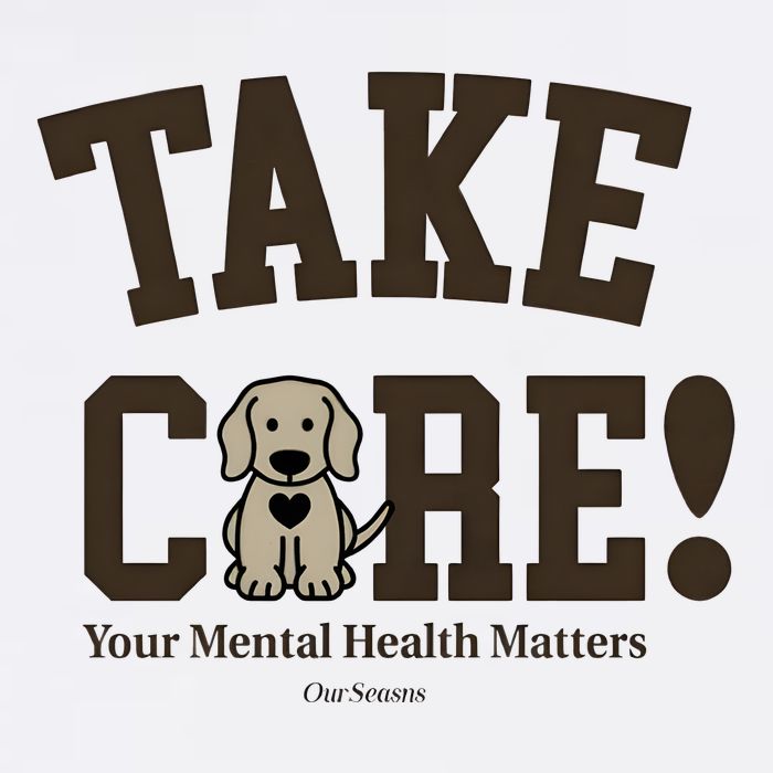 Take Care Dog Your Mental Health Matters Cool Comfort Performance Bucket Hat