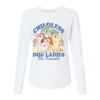 This Childless Dog Lady Is Voting Kamala Harris 2024 Womens Cotton Relaxed Long Sleeve T-Shirt