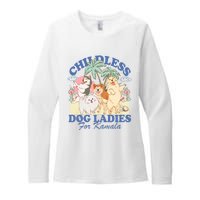 This Childless Dog Lady Is Voting Kamala Harris 2024 Womens CVC Long Sleeve Shirt