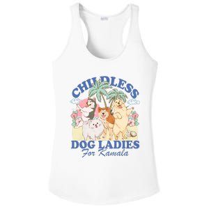 This Childless Dog Lady Is Voting Kamala Harris 2024 Ladies PosiCharge Competitor Racerback Tank