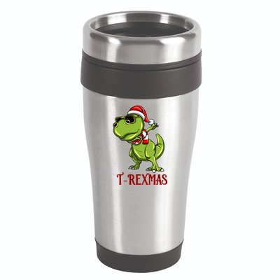 Trex Christmas Dino 16oz Travel Tumbler