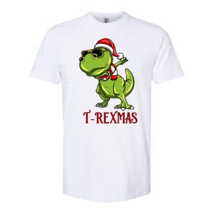 Trex Christmas Dino Softstyle CVC T-Shirt