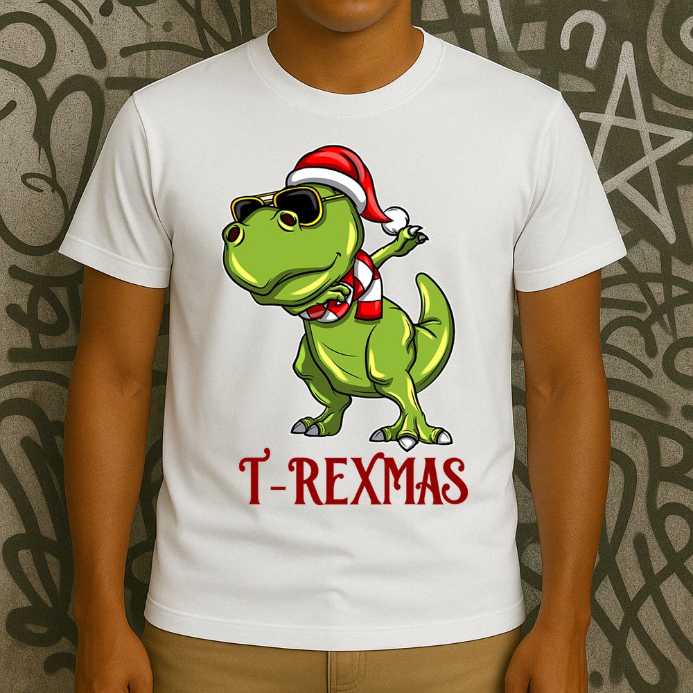 Trex Christmas Dino T-Shirt