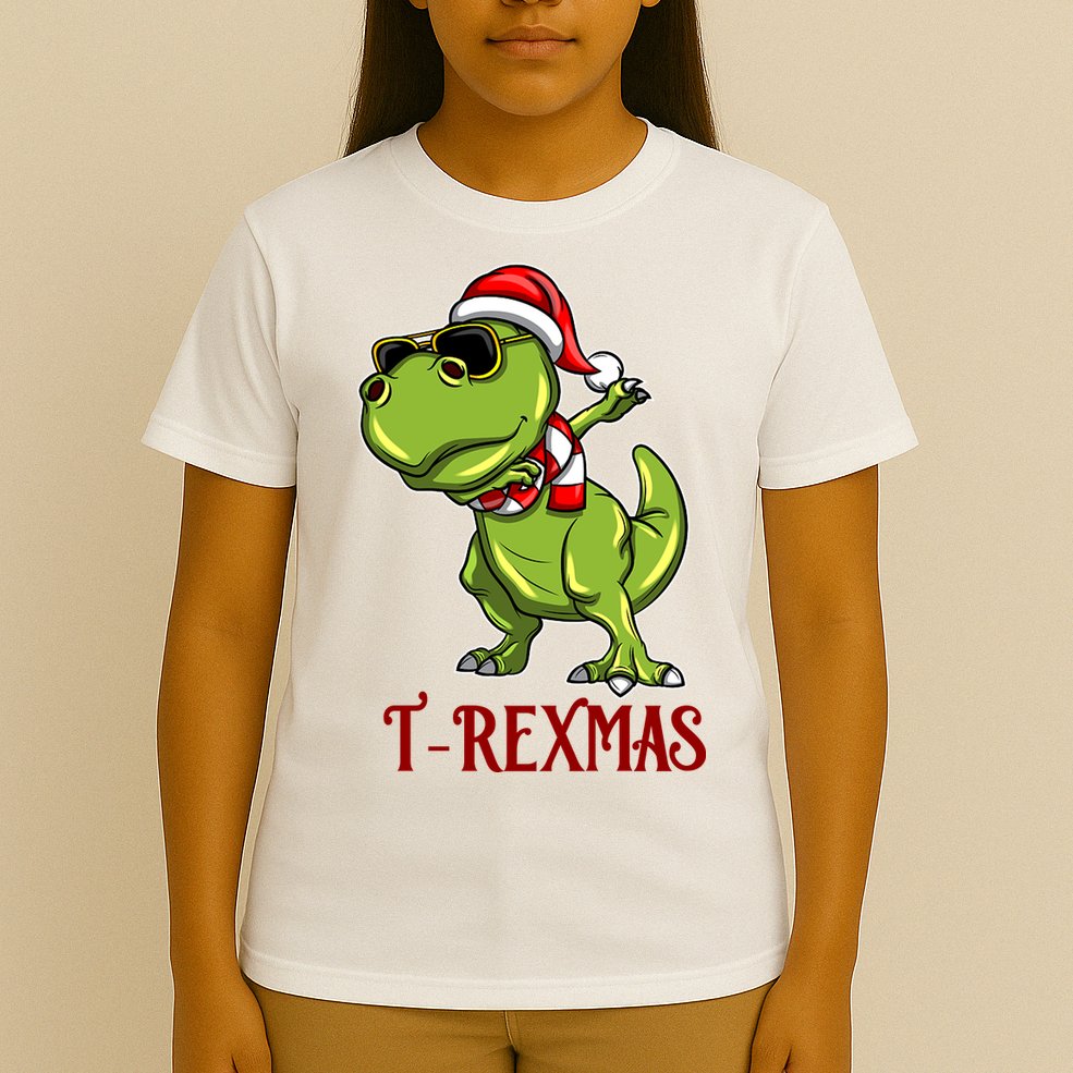 Trex Christmas Dino T-Shirt
