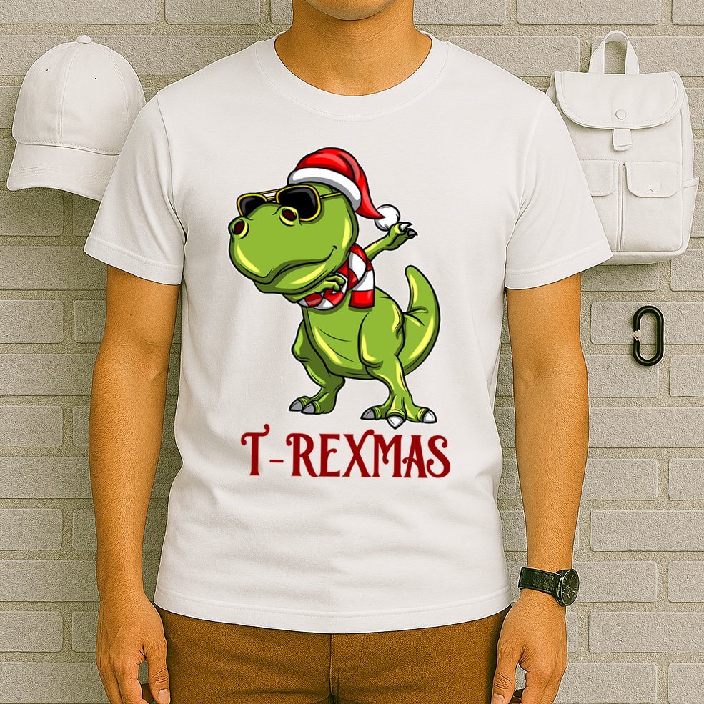 Trex Christmas Dino T-Shirt