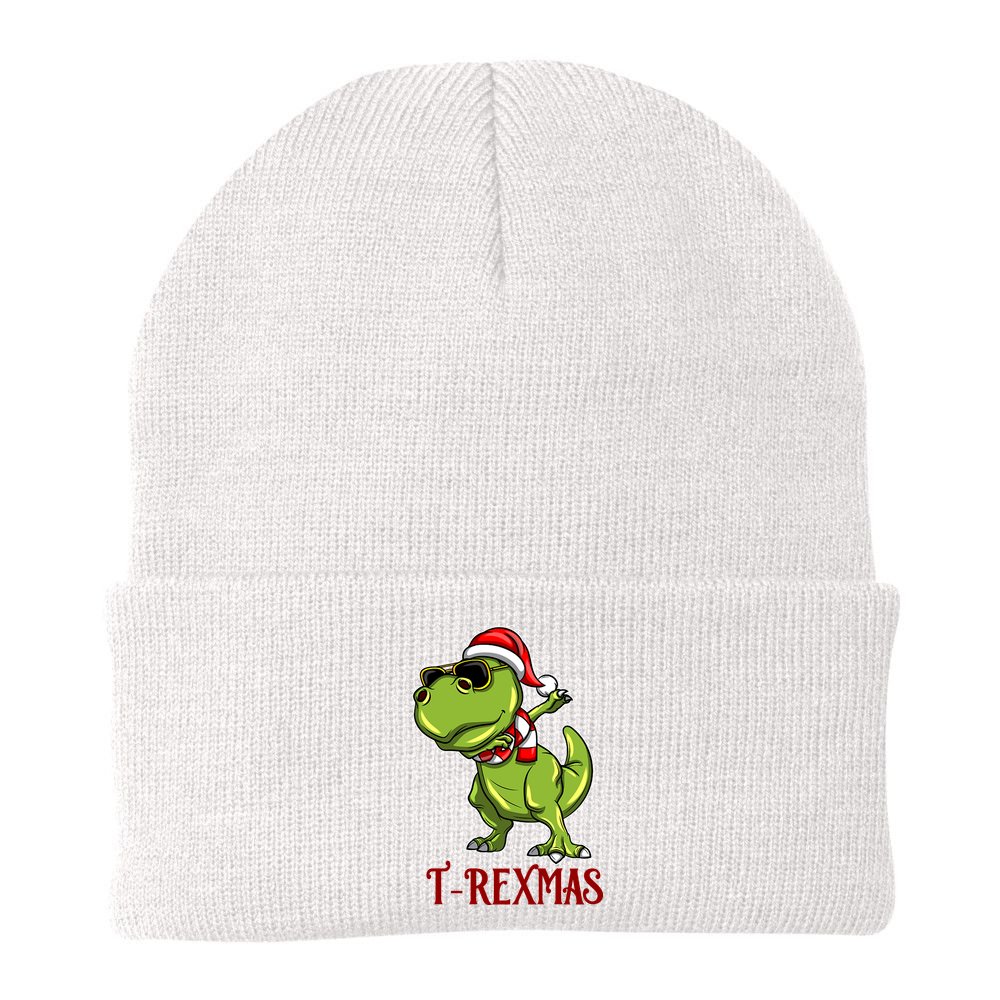 Trex Christmas Dino Beanie