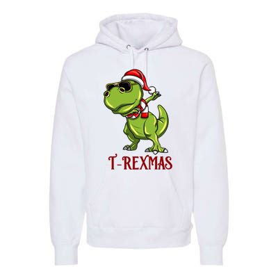 Trex Christmas Dino Premium Hoodie