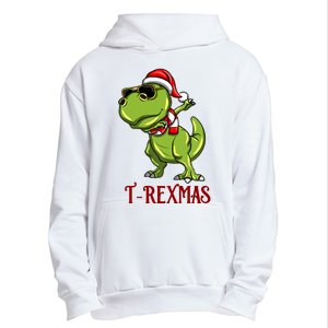 Trex Christmas Dino Urban Pullover Hoodie