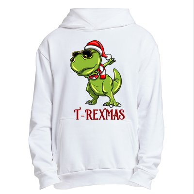 Trex Christmas Dino Urban Pullover Hoodie