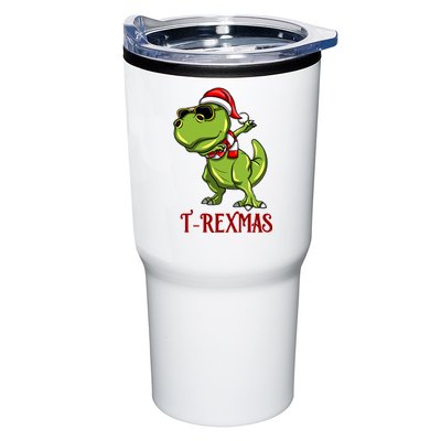 Trex Christmas Dino Tumbler