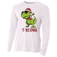 Trex Christmas Dino Cooling Performance Long Sleeve Crew