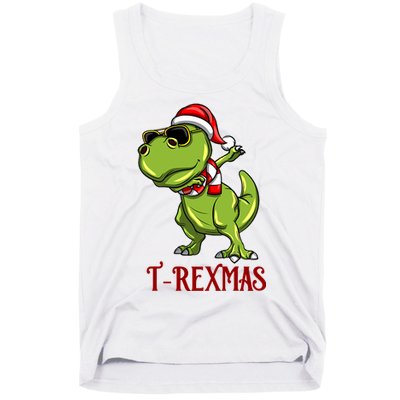 Trex Christmas Dino Tank Top