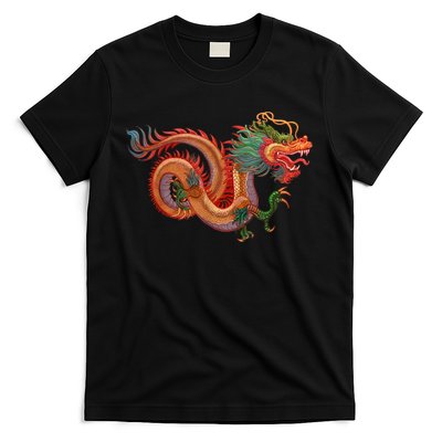 Traditional Chinese Dragon Art T-Shirt