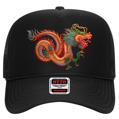 Traditional Chinese Dragon Art Trucker Hat