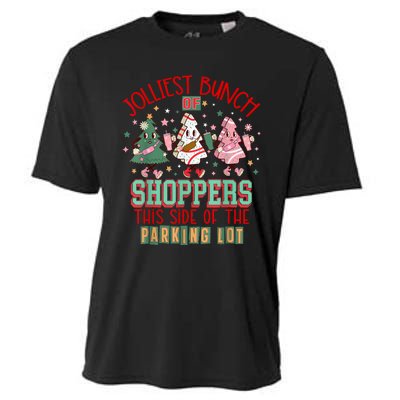 Trees Cake Debbie Friday Jolliest Bunch Of Shoppers Shopping Cooling Performance Crew T-Shirt