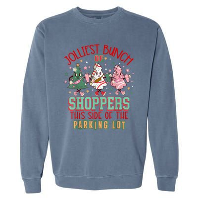 Trees Cake Debbie Friday Jolliest Bunch Of Shoppers Shopping Garment-Dyed Sweatshirt