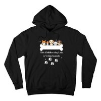 This Childless Dog Lady Is Voting Kamala Dog Lovers Funny Hoodie