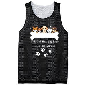 This Childless Dog Lady Is Voting Kamala Dog Lovers Funny Mesh Reversible Basketball Jersey Tank