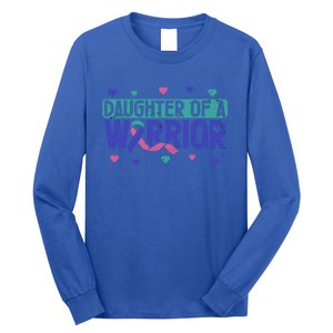 Thyroid Cancer Daughter Thyroid Disease Awareness Warrior Gift Long Sleeve Shirt