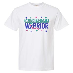 Thyroid Cancer Daughter Thyroid Disease Awareness Warrior Gift Garment-Dyed Heavyweight T-Shirt