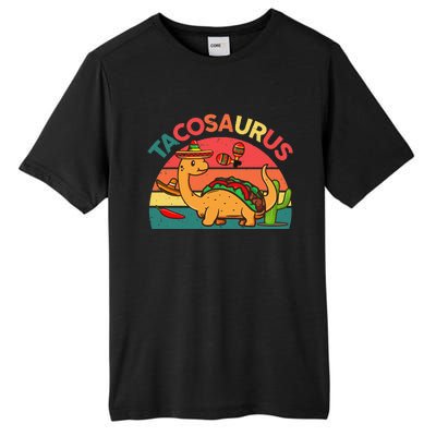 Tacosaurus Cinco De Mayo Taco Dinosaur Tall Fusion ChromaSoft Performance T-Shirt