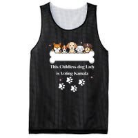 This Childless Dog Lady Is Voting Kamala Dog Lovers Funny Mesh Reversible Basketball Jersey Tank