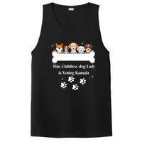 This Childless Dog Lady Is Voting Kamala Dog Lovers Funny PosiCharge Competitor Tank