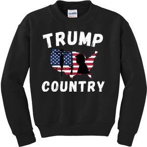 Trump Country Donald Trump Trump 45 47 Trump 2024 Flag POTUS Hell Be Back 2024 Kids Sweatshirt