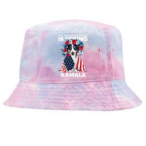 This Childless Dog Lady Ladies Is Voting Kamala Election 24 Tie-Dyed Bucket Hat