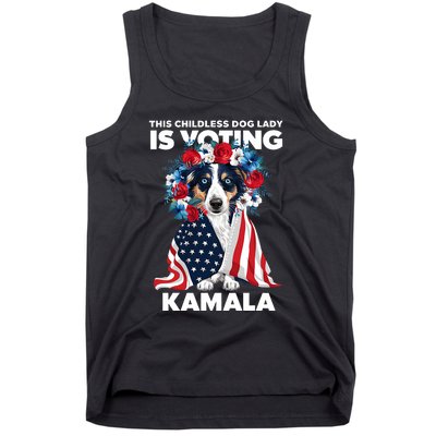 This Childless Dog Lady Ladies Is Voting Kamala Election 24 Tank Top