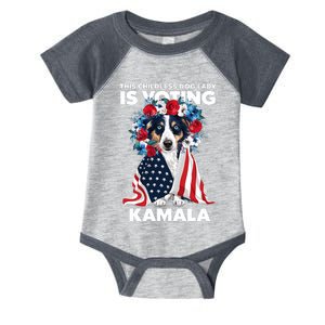 This Childless Dog Lady Ladies Is Voting Kamala Election 24 Infant Baby Jersey Bodysuit