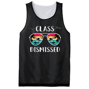 Teacher Class Dismissed Sunglasses Sunset Surfing Mesh Reversible Basketball Jersey Tank