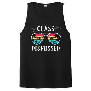 Teacher Class Dismissed Sunglasses Sunset Surfing PosiCharge Competitor Tank