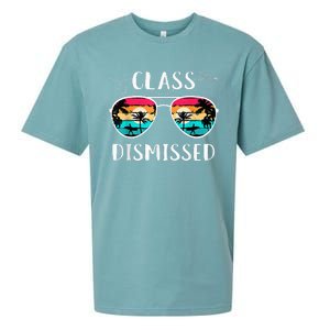 Teacher Class Dismissed Sunglasses Sunset Surfing Sueded Cloud Jersey T-Shirt