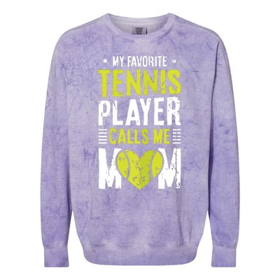 Tennis Court Design For Your Tennis Lover Mom Colorblast Crewneck Sweatshirt