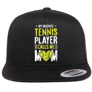 Tennis Court Design For Your Tennis Lover Mom Flat Bill Trucker Hat