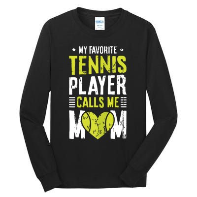 Tennis Court Design For Your Tennis Lover Mom Tall Long Sleeve T-Shirt