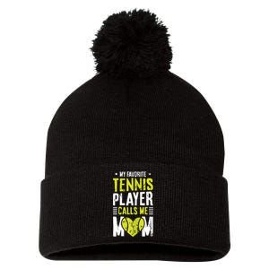 Tennis Court Design For Your Tennis Lover Mom Pom Pom 12in Knit Beanie